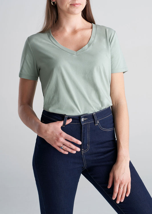 American_Tall_Womens_ScoopTee_SageGreen-front