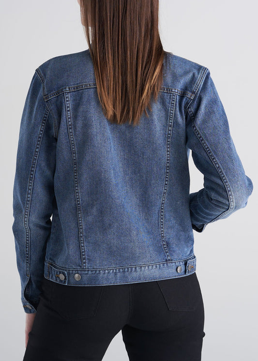 American_Tall_Womens_denim_jacket_Medium_Blue-back