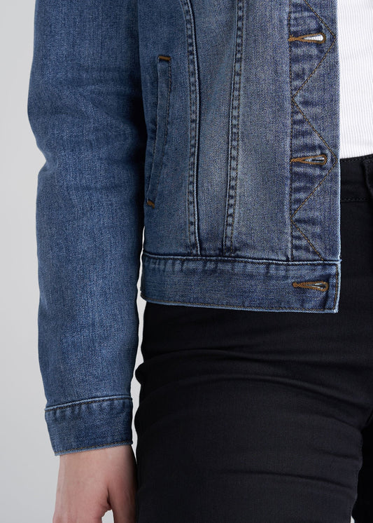 American_Tall_Womens_denim_jacket_Medium_Blue-bottom