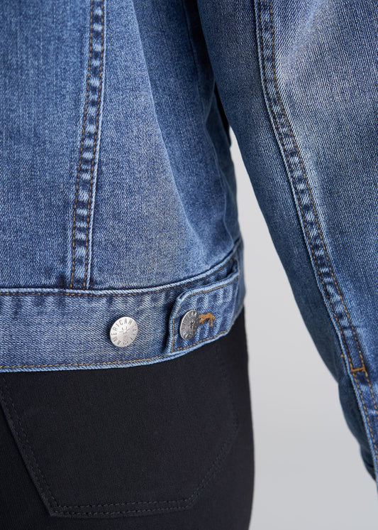 American_Tall_Womens_denim_jacket_Medium_Blue-bottomdetail