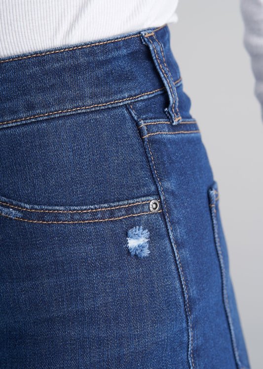 American_Tall_Womens_denim_shorts_medium_blue-sidedetail