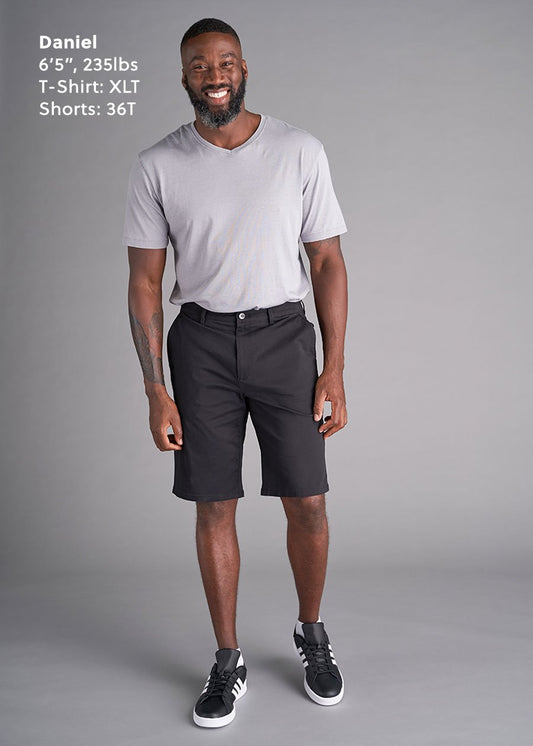 tall-mens-black-chino-shorts