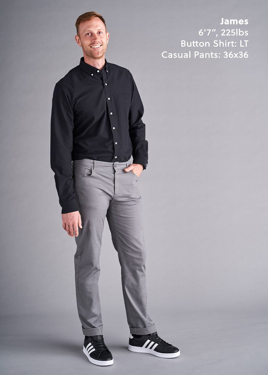tall-mens-casual-pants-charcoal-gray