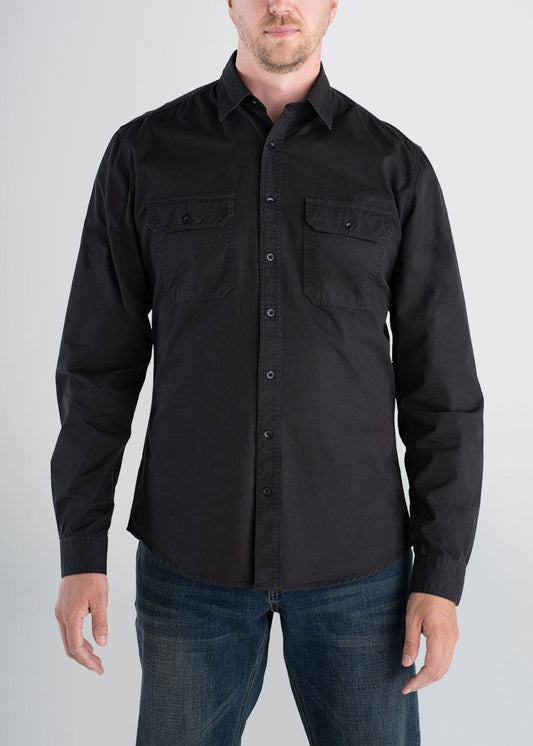 Longjohnandsons-americantall-mens-2pkttwill-blackshirt-front