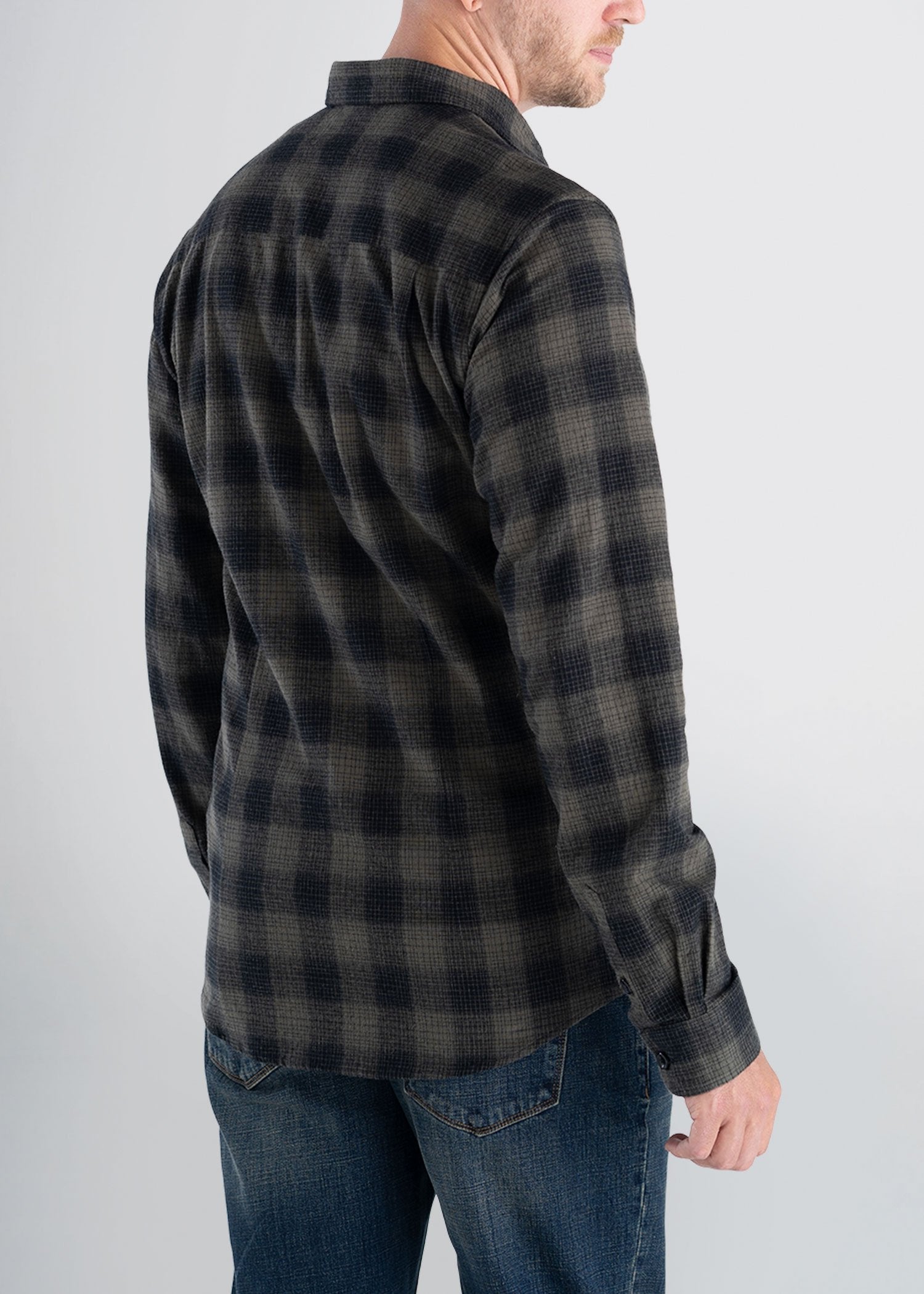 Longjohnandsons-americantall-mens-heavyflannel-surplusgreen-back