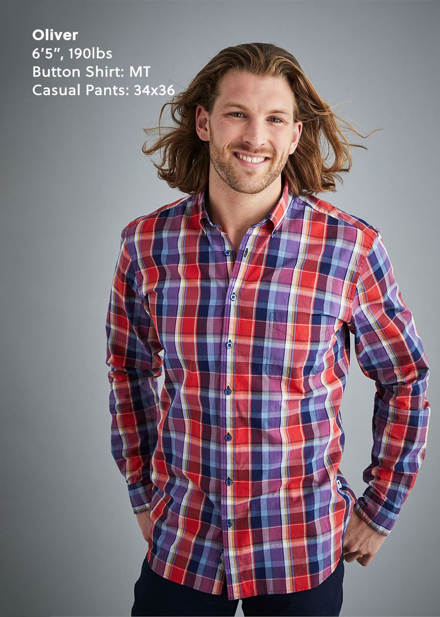 tall-man-sunset-red-button-shirt
