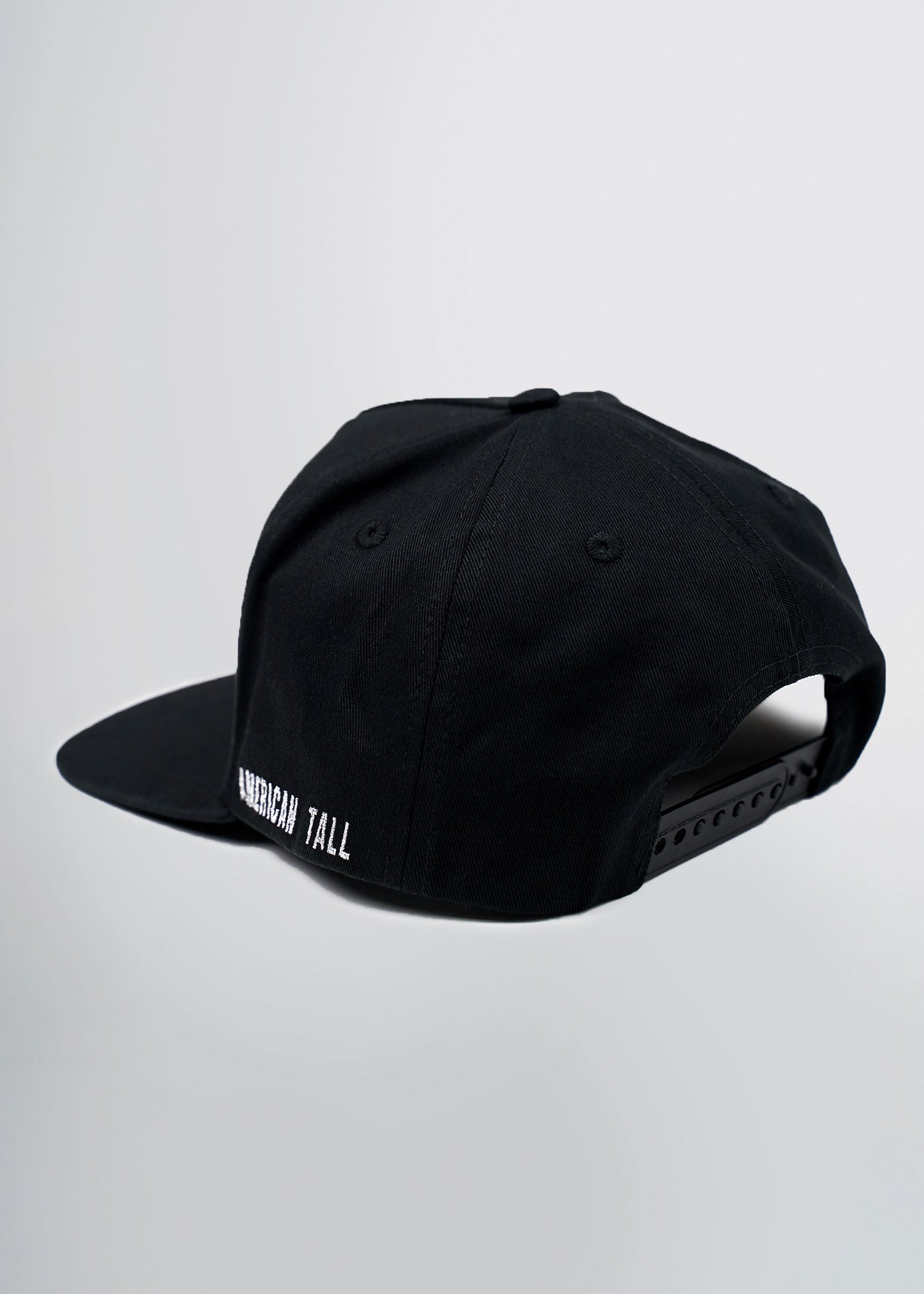 american-tall-flat-brim-hat-black-back