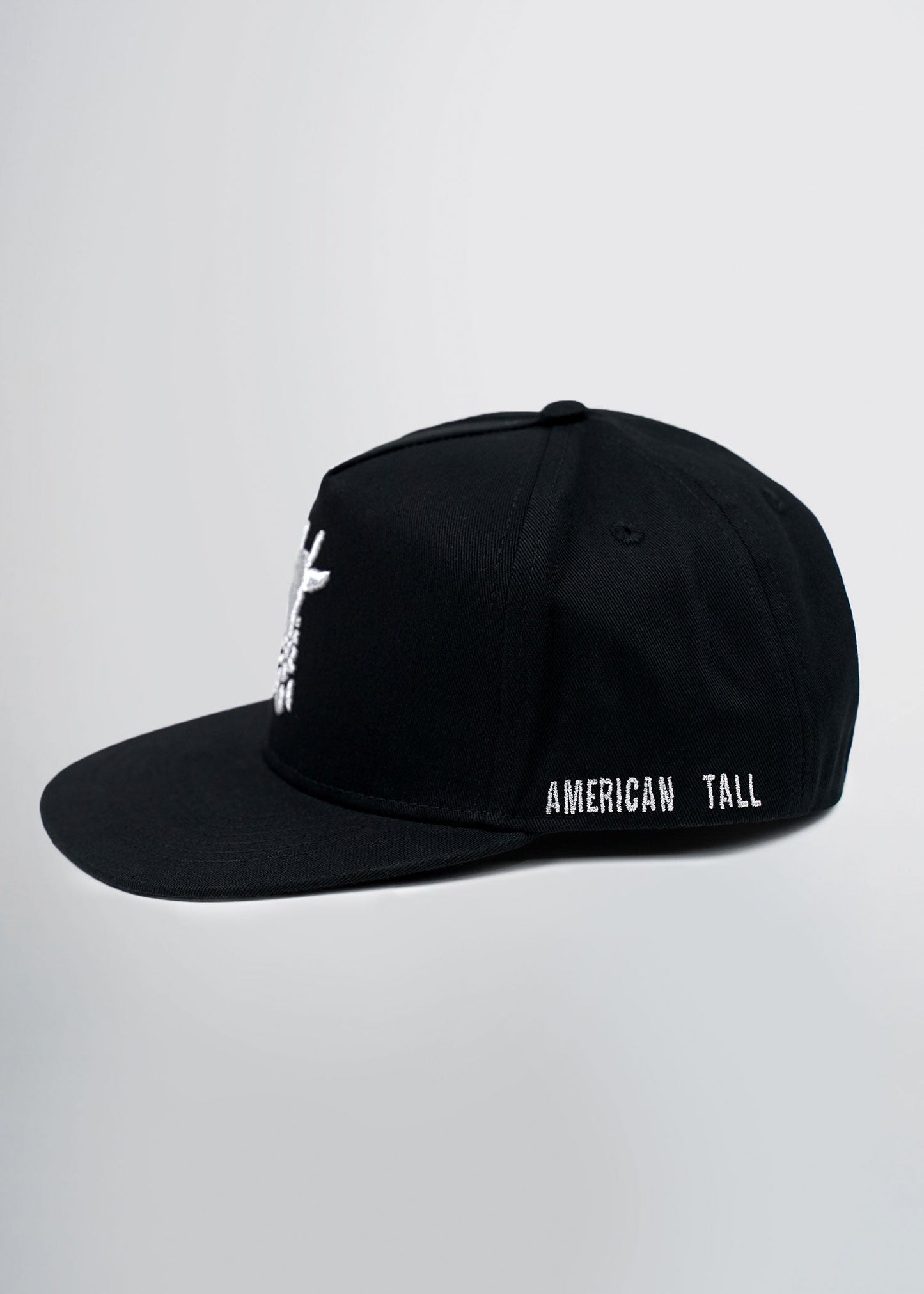american-tall-flat-brim-hat-black-side