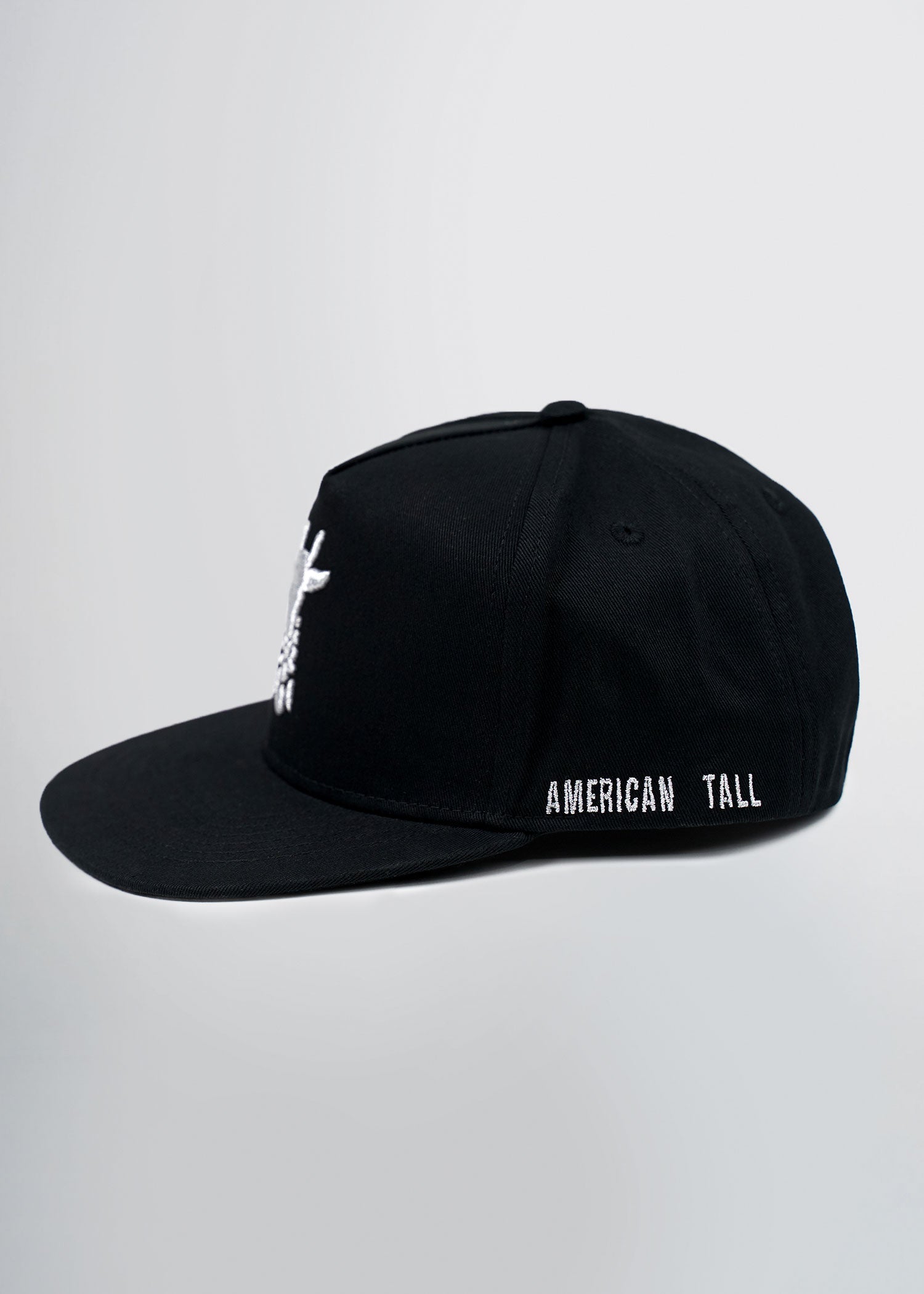 american-tall-flat-brim-hat-black-side