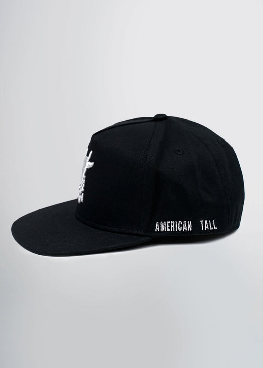 american-tall-flat-brim-hat-black-side