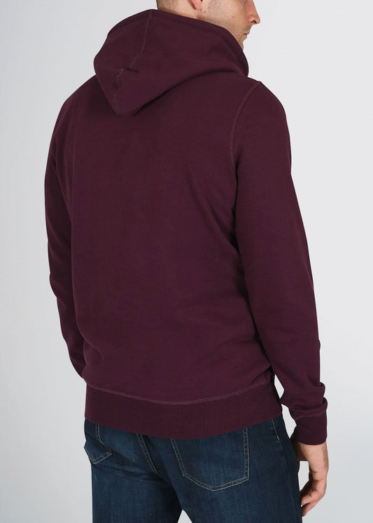  american-tall-mens-8020-fleece-pullover-maroon-back