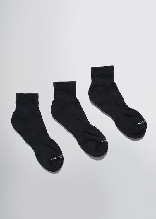 american-tall-mens-athletic-mid-socks-black-front