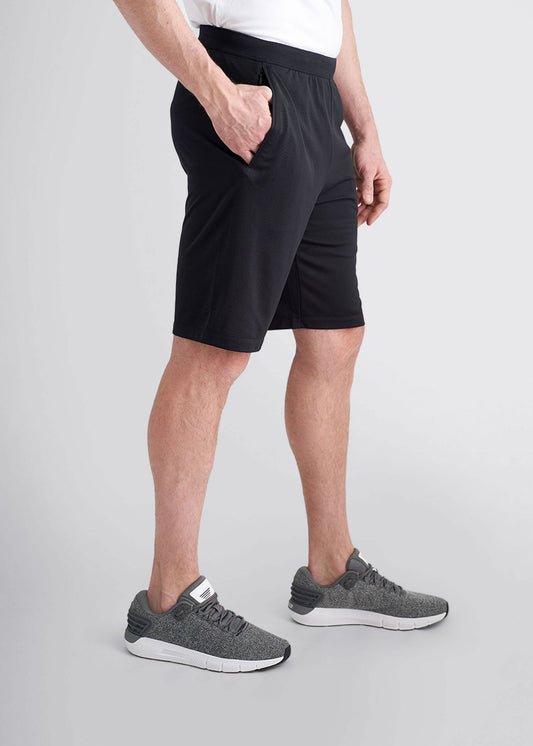 AT Performance: Men's Tall Engineered Athletic Shorts in Black