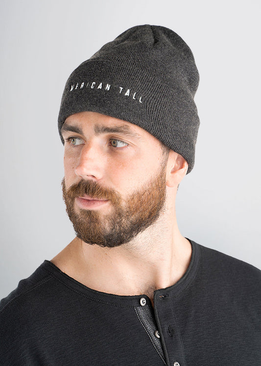 american-tall-mens-beanie-charcoal-side