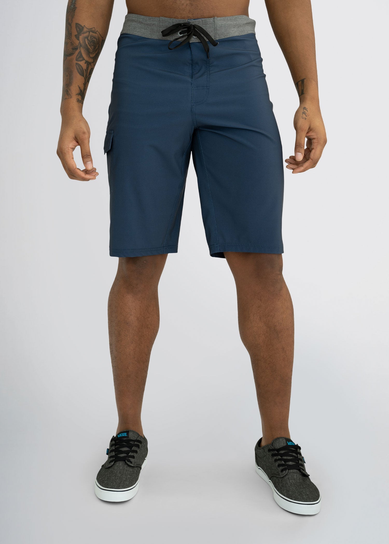 american-tall-mens-board-short-navy-front