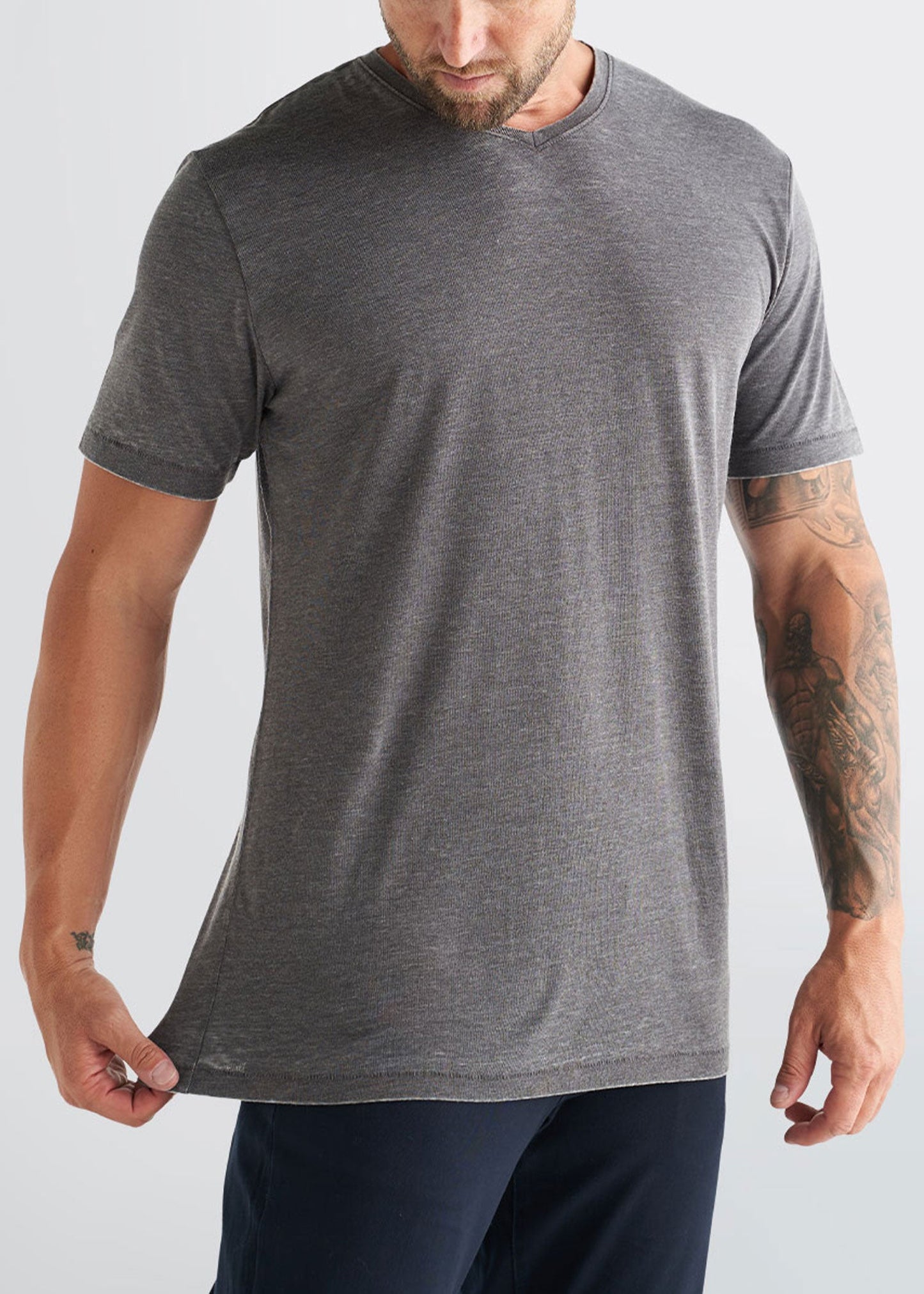 american-tall-mens-burnoutvnecktee-charcoal-front