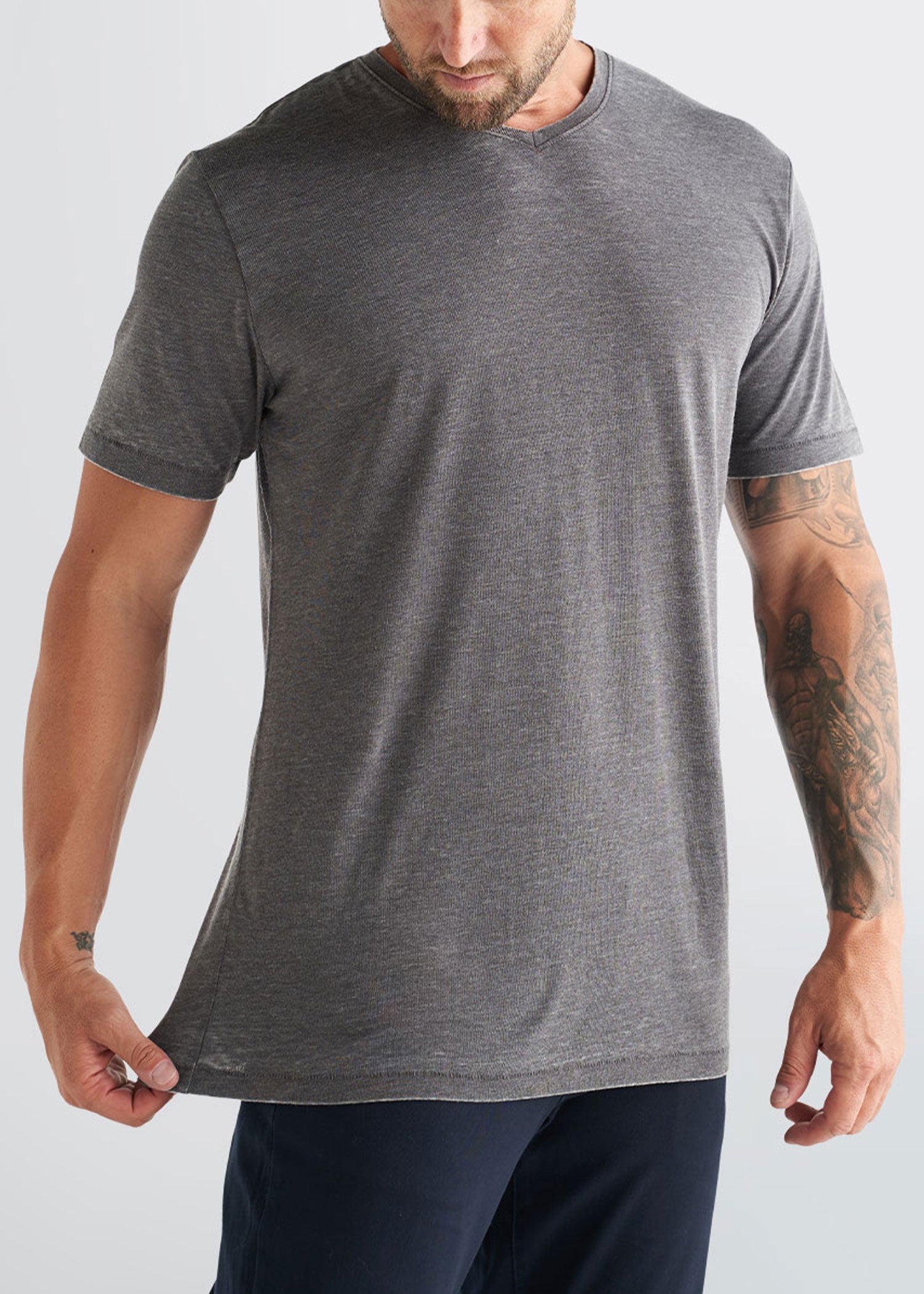 american-tall-mens-burnoutvnecktee-charcoal-front