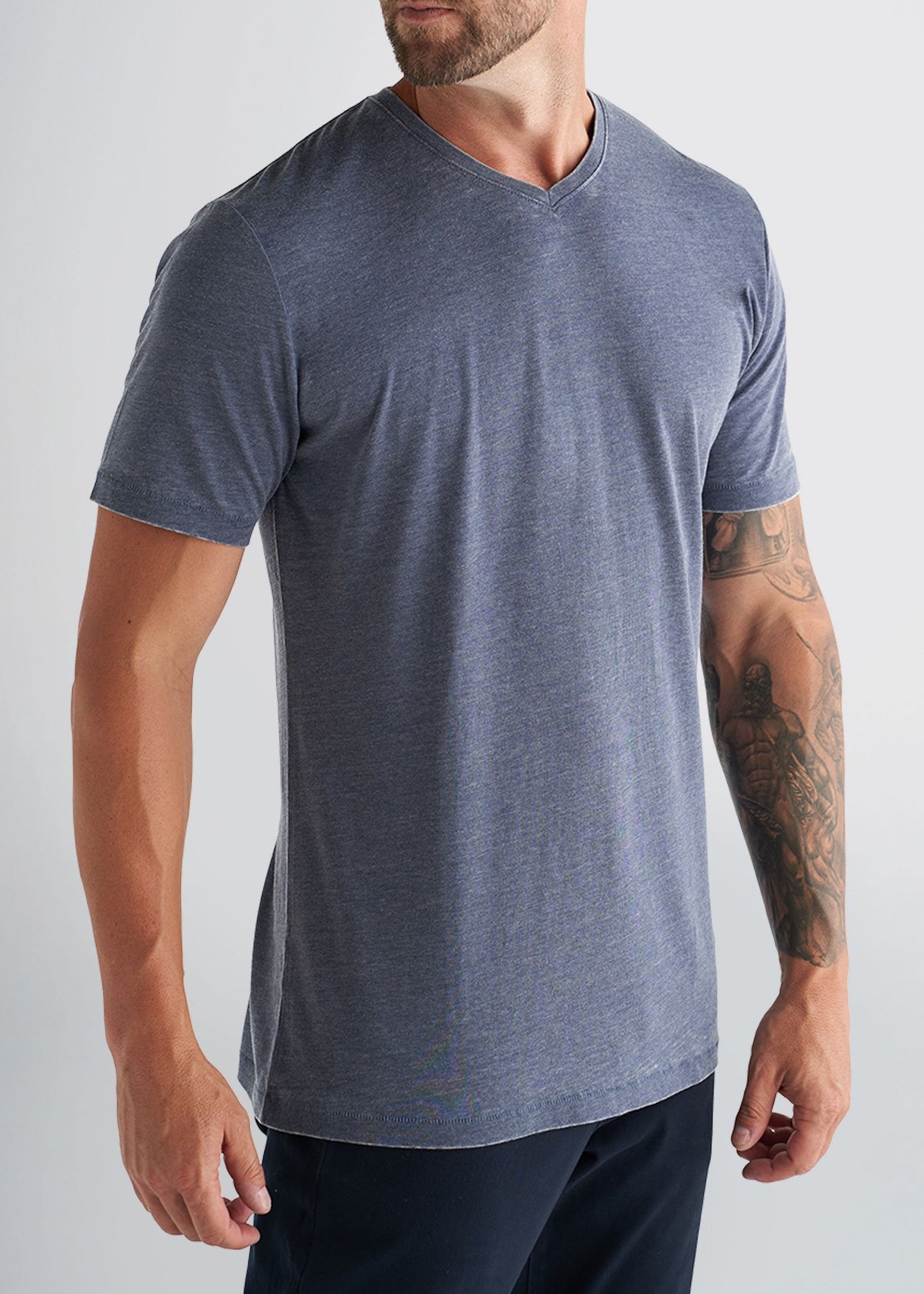 american-tall-mens-burnoutvnecktee-navy-side