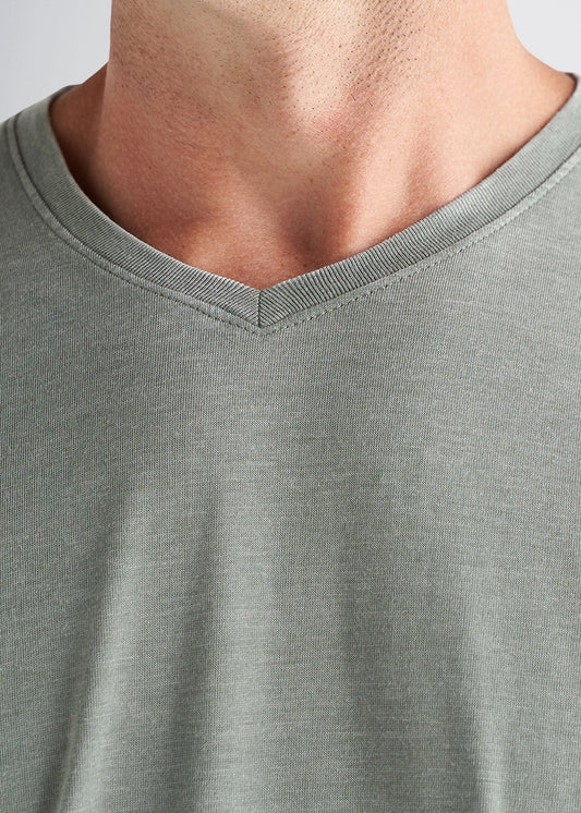 american-tall-mens-burnoutvnecktee-sagegreen-detail