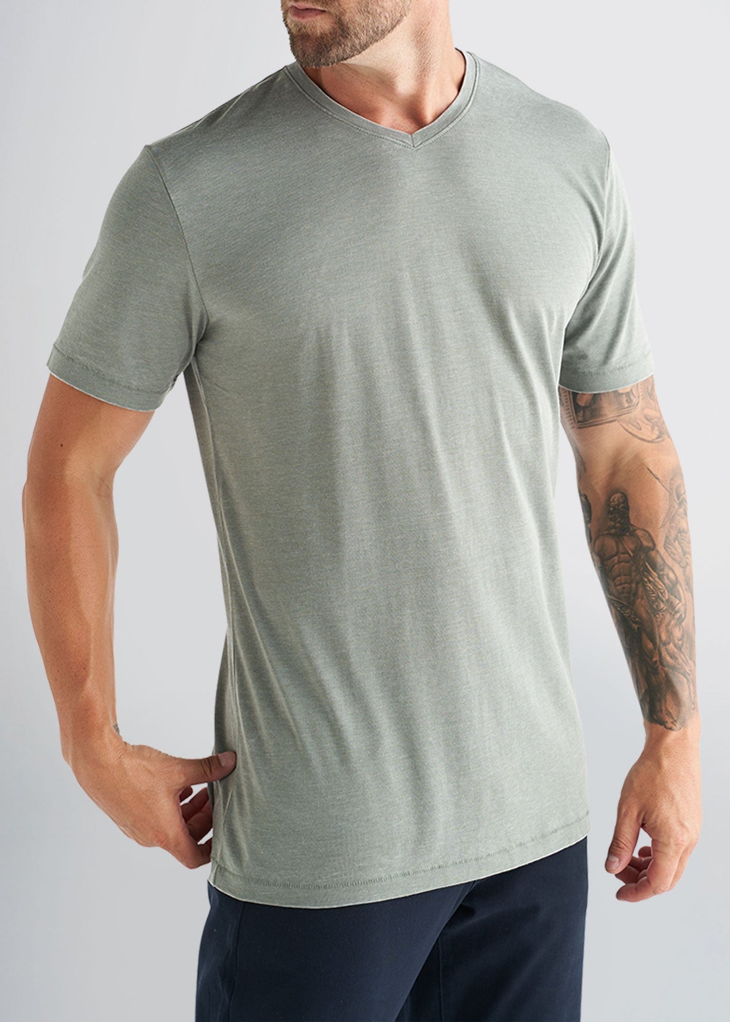 american-tall-mens-burnoutvnecktee-sagegreen-front