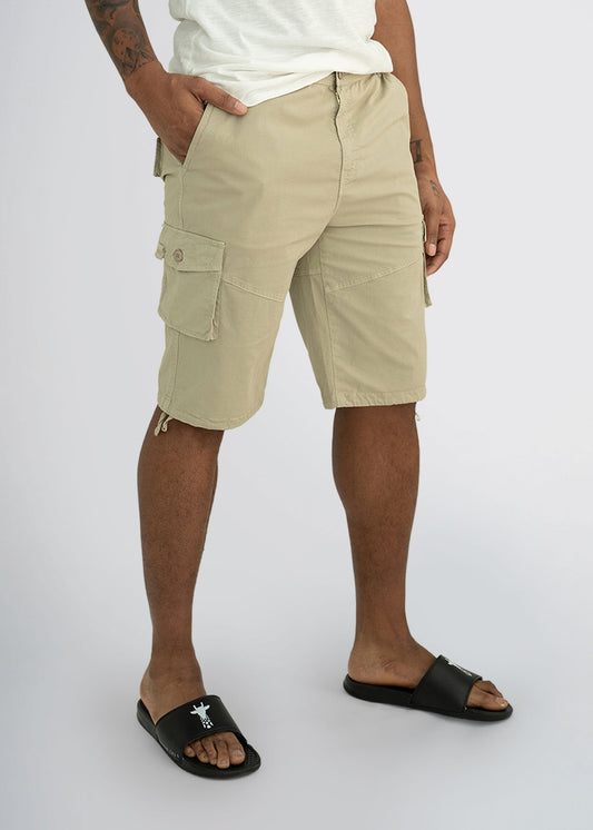 american-tall-mens-cargo-shorts-tan-front