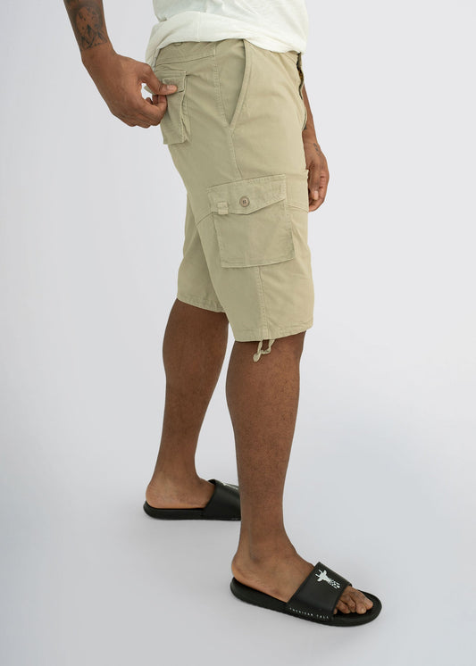 american-tall-mens-cargo-shorts-tan-side