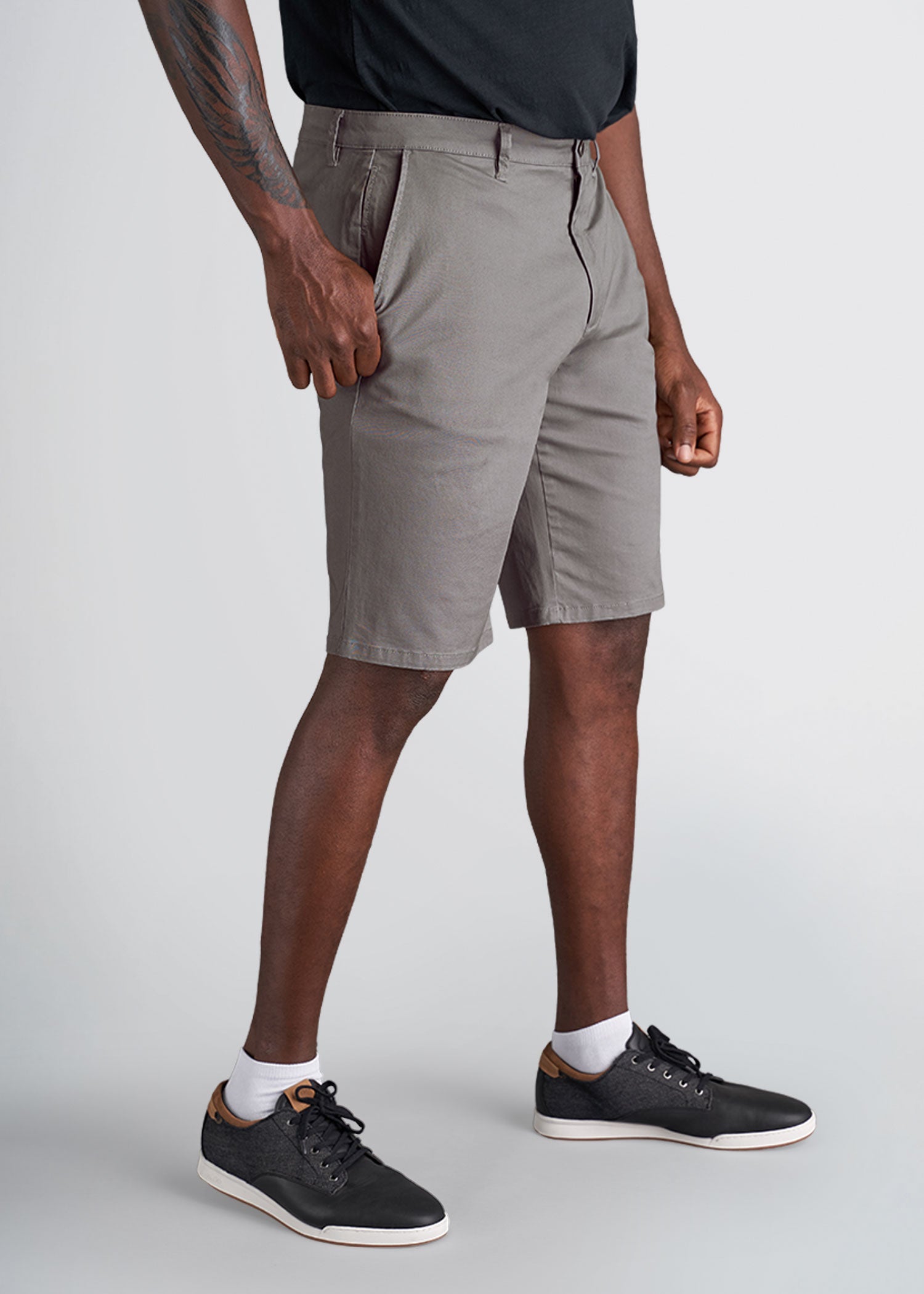 american-tall-mens-chino-shorts-charcoal-side