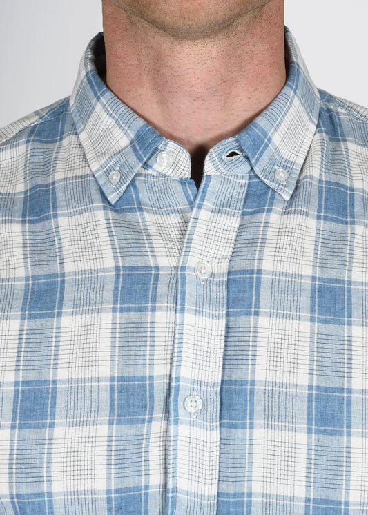 american-tall-mens-double-weave-white-blue-collar