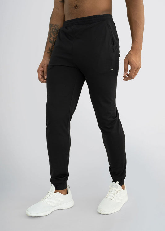 AT Performance: Men's Tall Engineered Joggers in Black