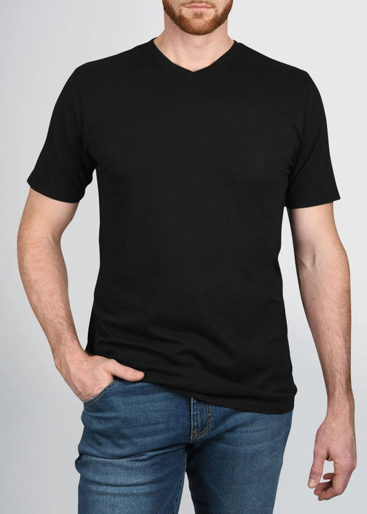 american-tall-mens-garment-dyed-v-tee-black-front