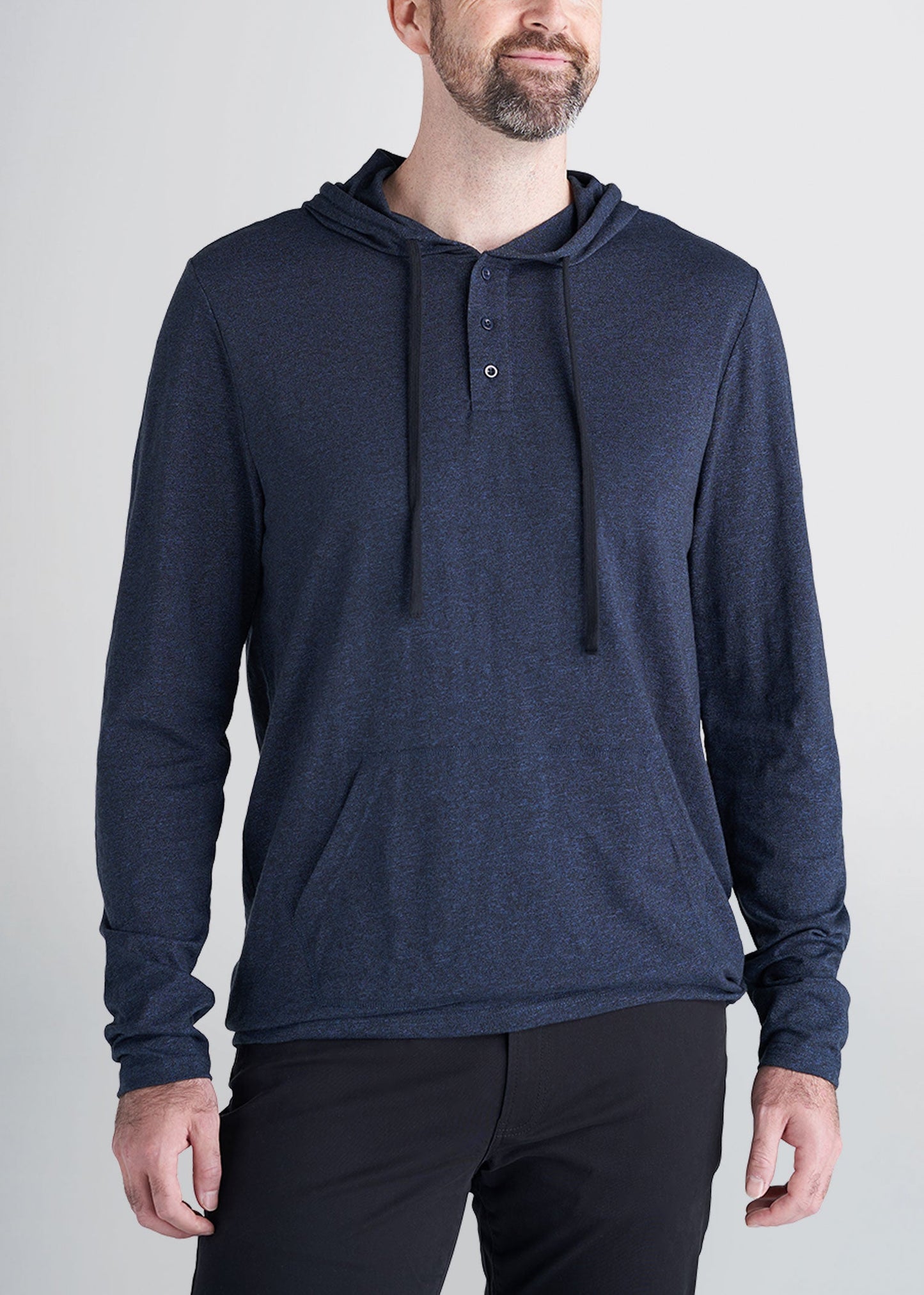 american-tall-mens-hooded-longsleeve-blue-front