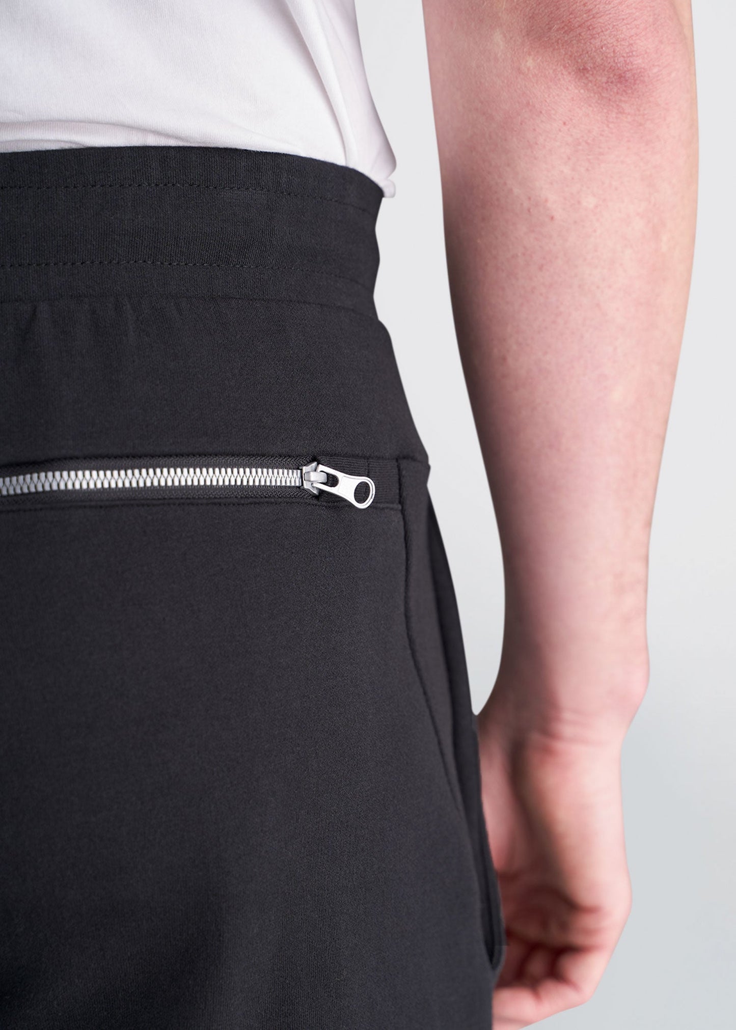 american-tall-mens-knit-athletic-shorts-black-detail