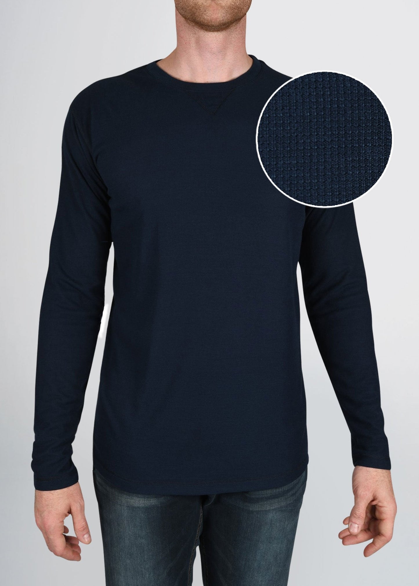 american-tall-mens-lightweight-waffle-longsleeve-indigo-frontswatch