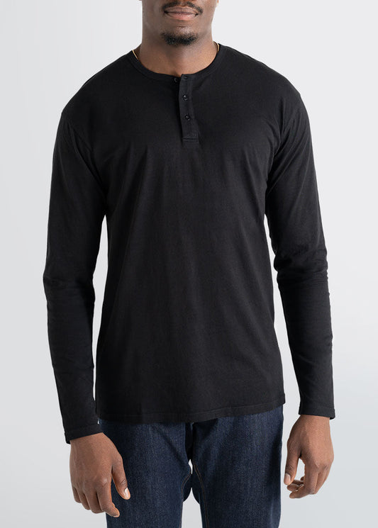 american-tall-mens-long-sleeve-henley-black-front