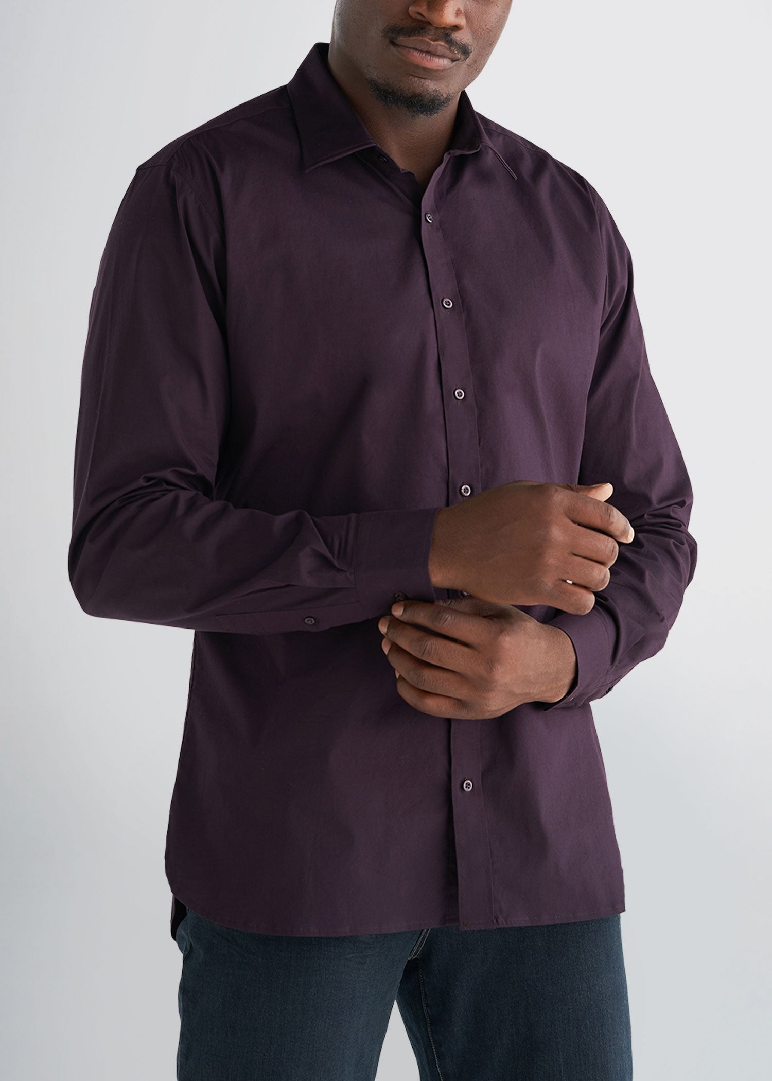 american-tall-mens-oskar-shirt-aubergine-front