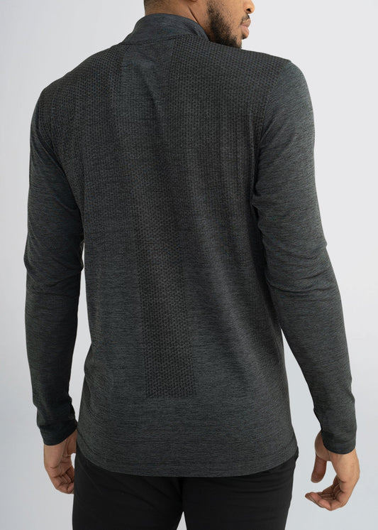 american-tall-mens-performance-quarterzip-charcoal-back