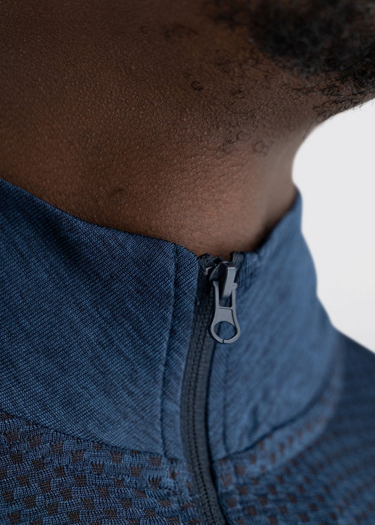 american-tall-mens-performance-quarterzip-navy-detail-zipper