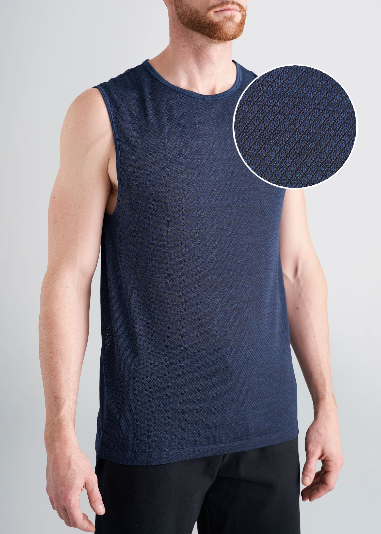 american-tall-mens-performance-tank-navymix-frontswatch