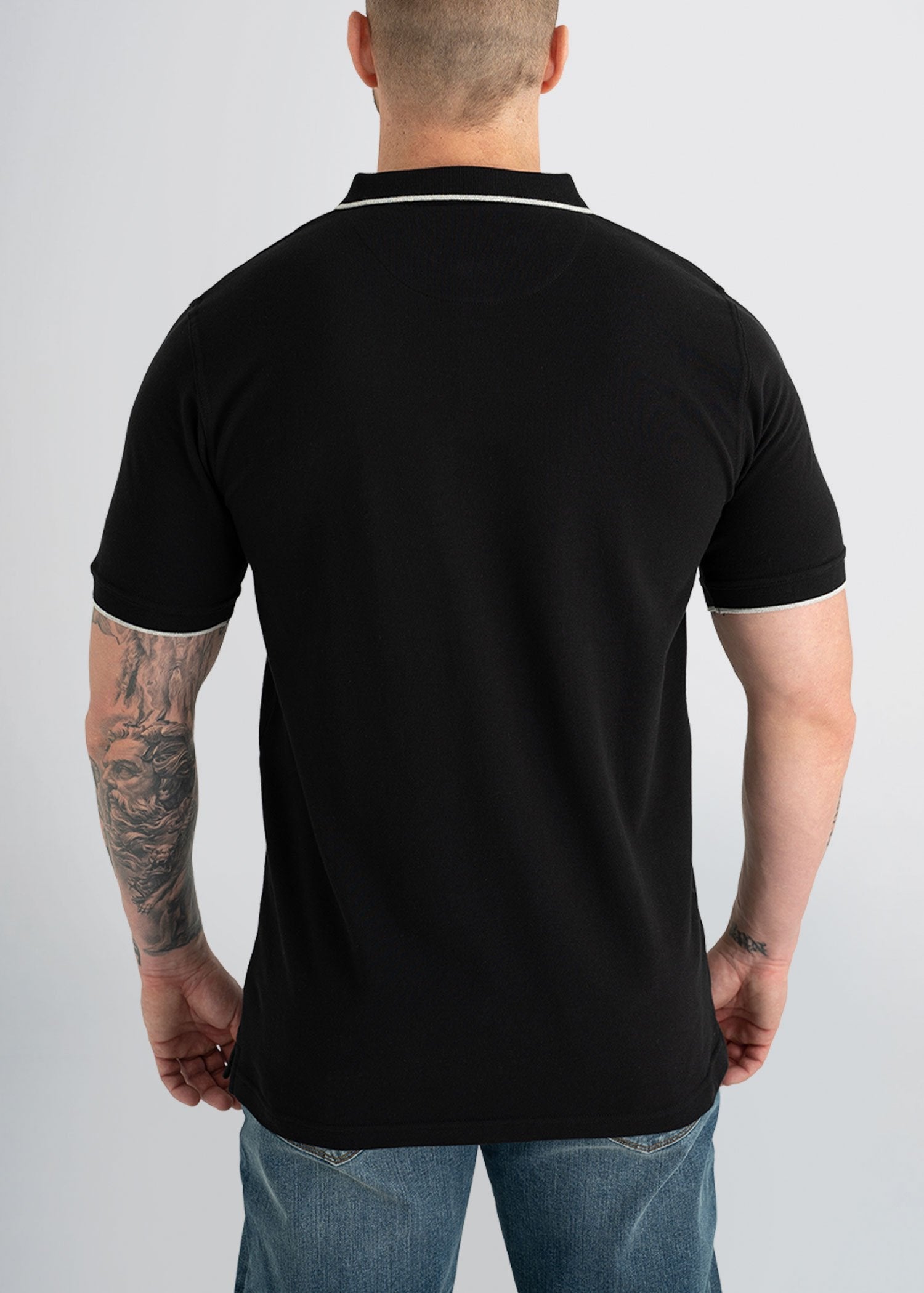 american-tall-mens-polo-black-grey-back