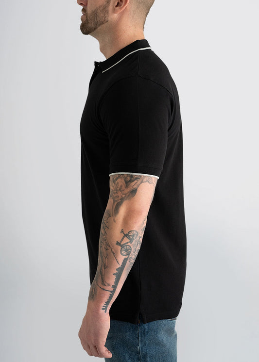 american-tall-mens-polo-black-grey-side