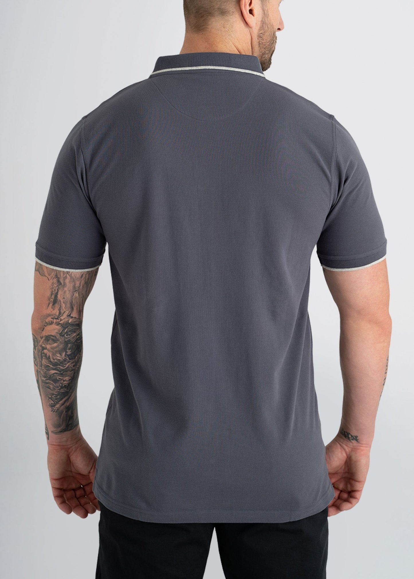 american-tall-mens-polo-charcoal-greymix-black