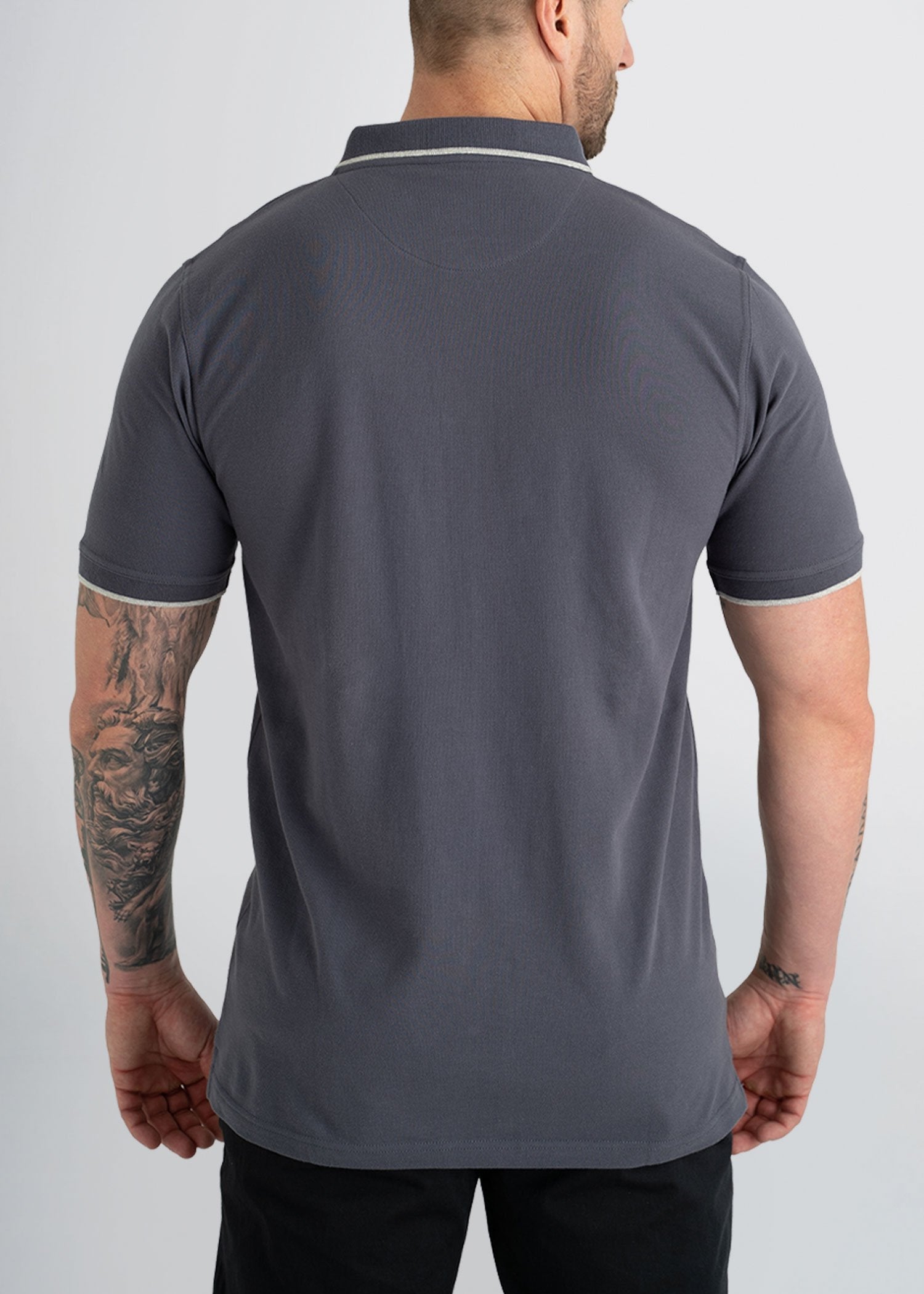 american-tall-mens-polo-charcoal-greymix-black