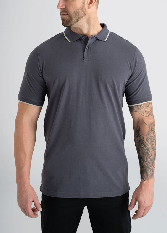 american-tall-mens-polo-charcoal-greymix-front