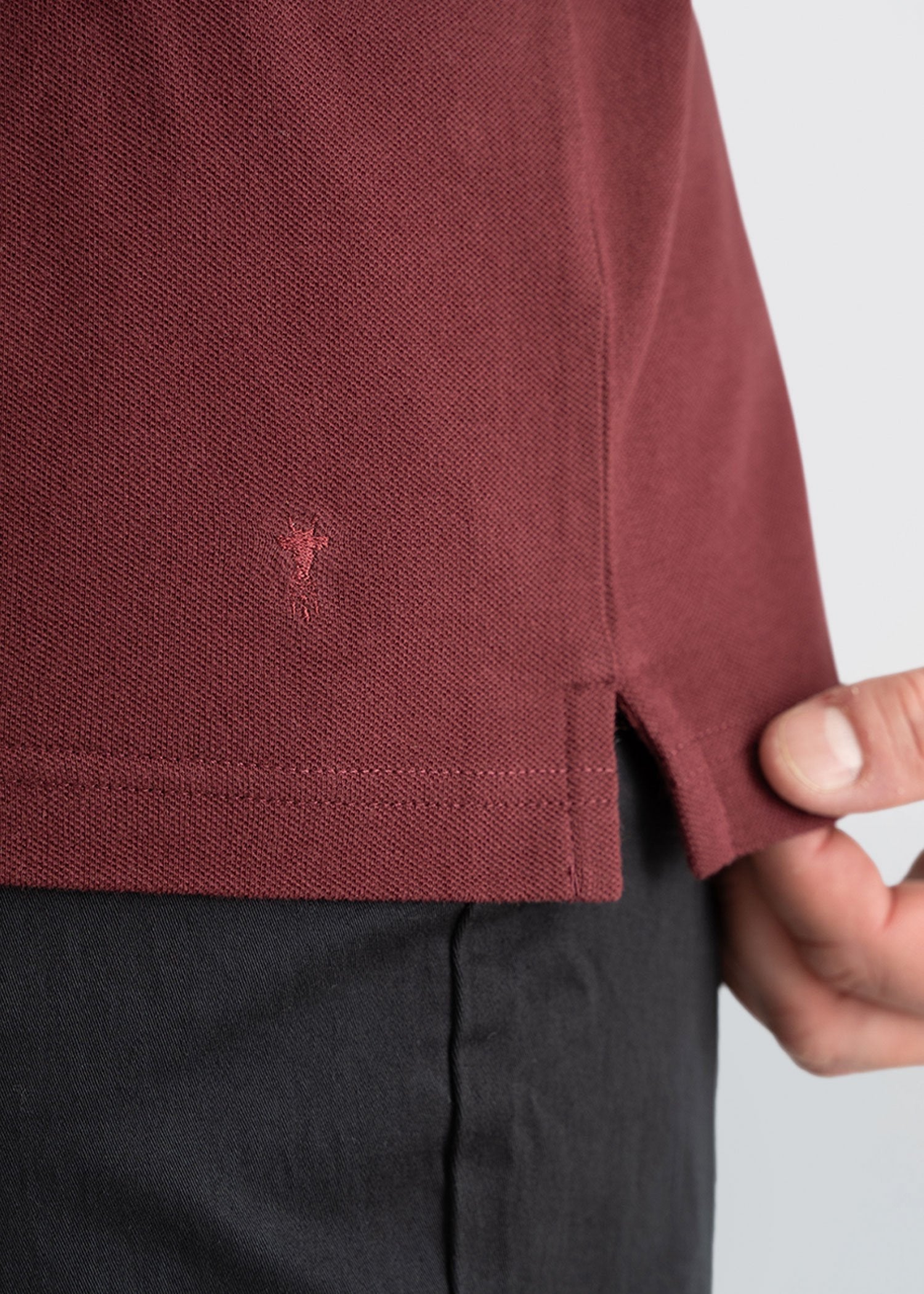  american-tall-mens-polo-maroon-blue-detailtexture