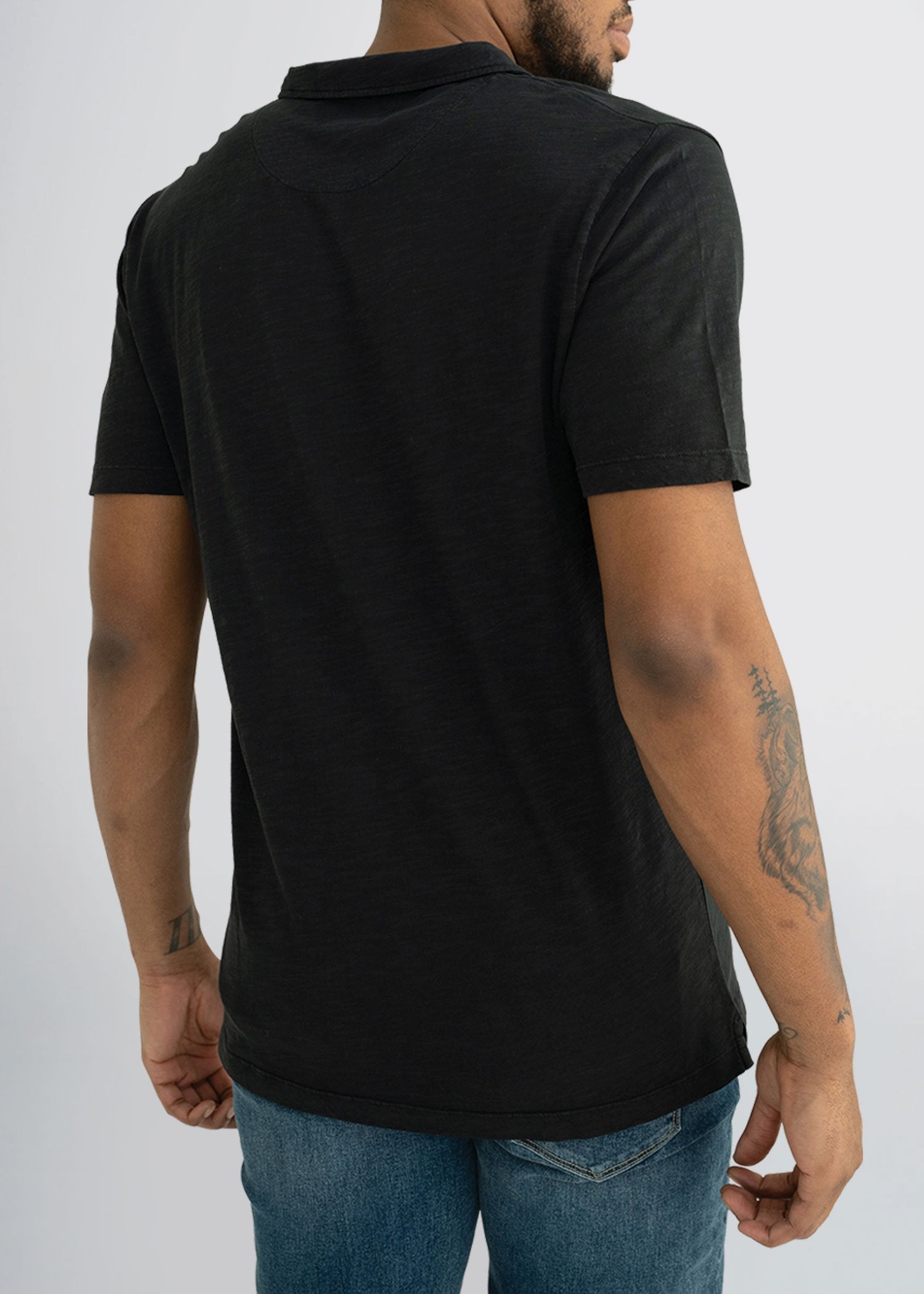 american-tall-mens-slub-polo-black-back