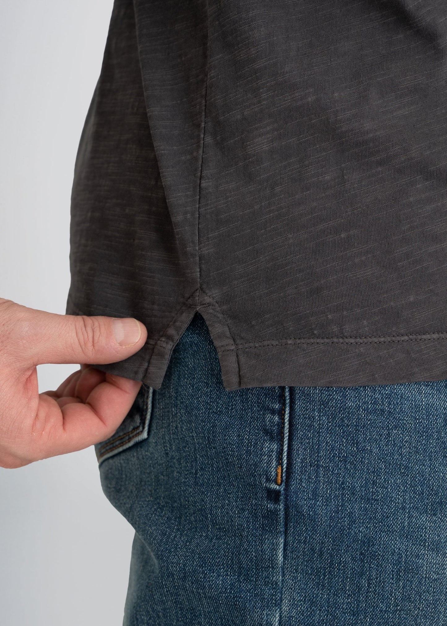  american-tall-mens-slub-polo-charcoal-detailtexture