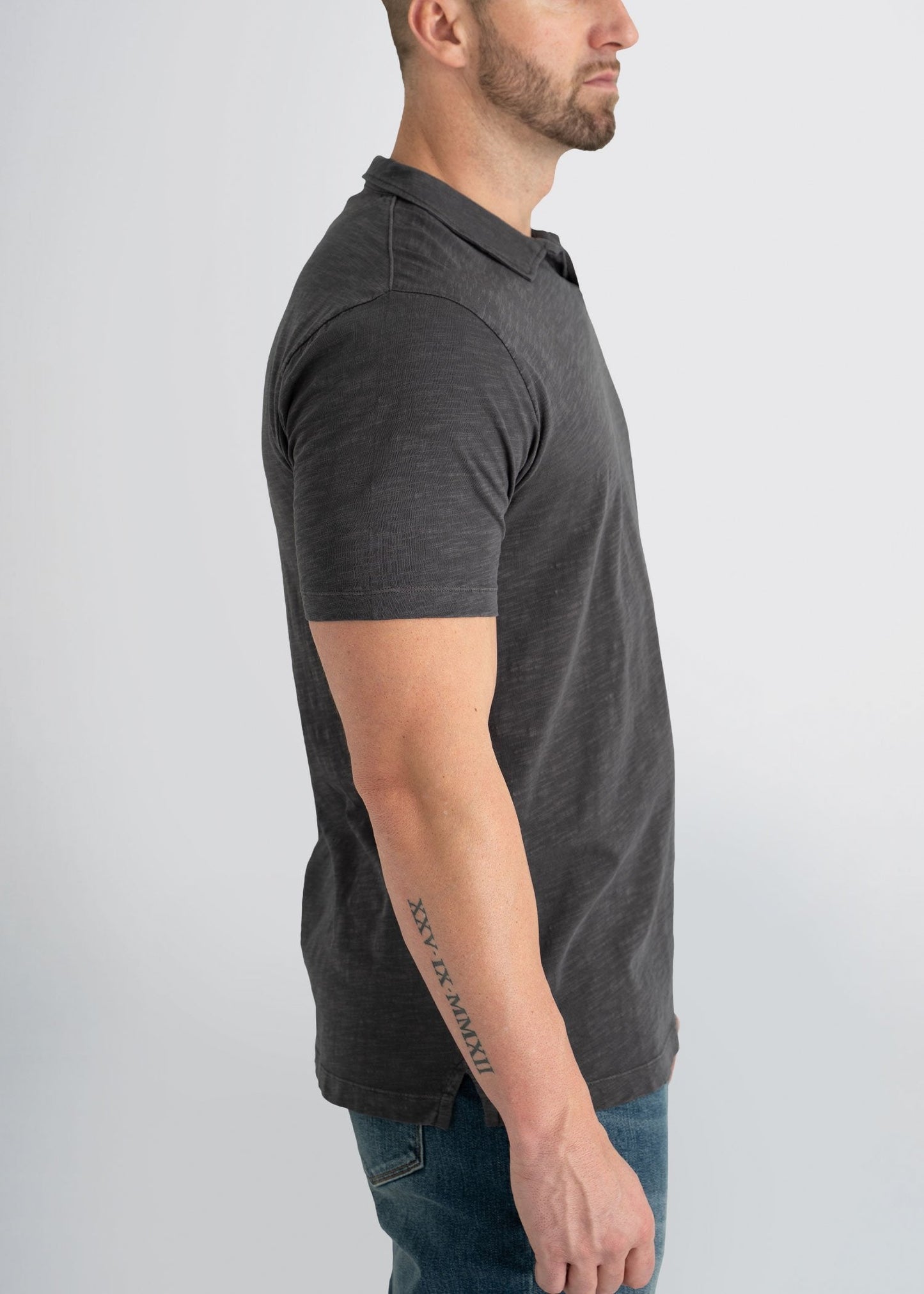 american-tall-mens-slub-polo-charcoal-side
