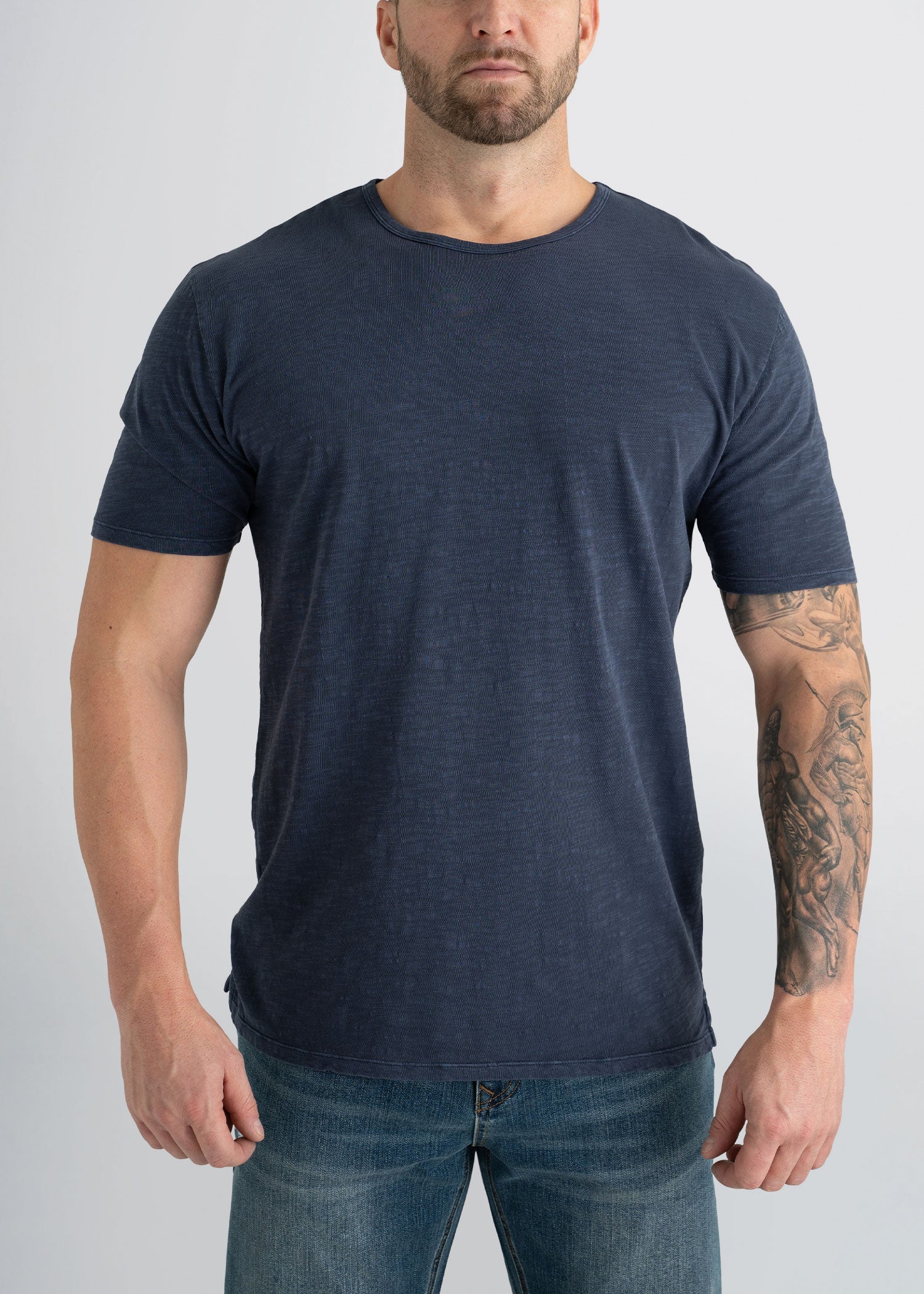 american-tall-mens-slub-tee-navy-front