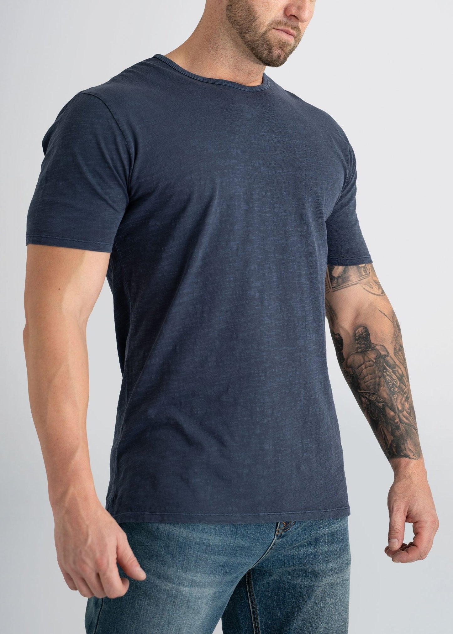 american-tall-mens-slub-tee-navy-frontside