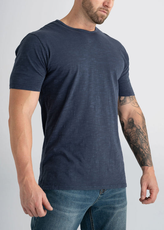 american-tall-mens-slub-tee-navy-frontside